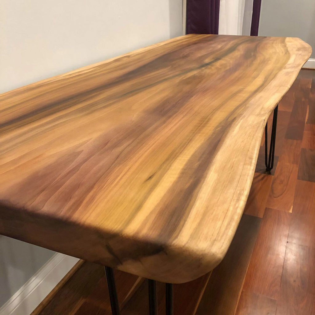 table created by makers woodshop