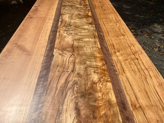 Cherry - Black Walnut - Burly Maple Dining Room table - Image 3